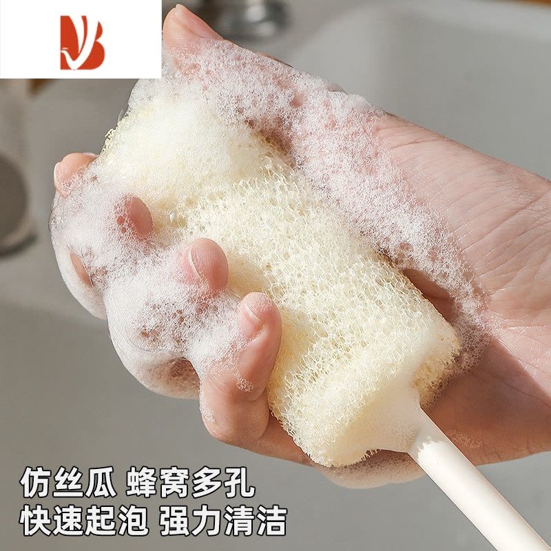 三维工匠素娘刷杯子刷子洗杯刷水杯清洗器海绵杯子刷家用无死角洗奶瓶刷图片