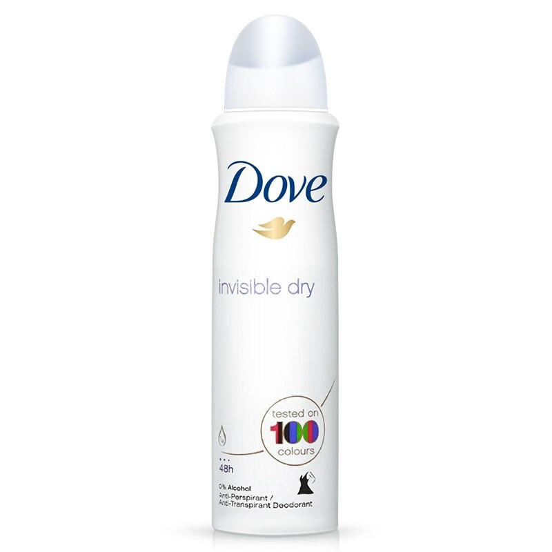 Dove多芬止汗喷雾 清新爽肤女士香体喷雾150ml 美白4252【两支】