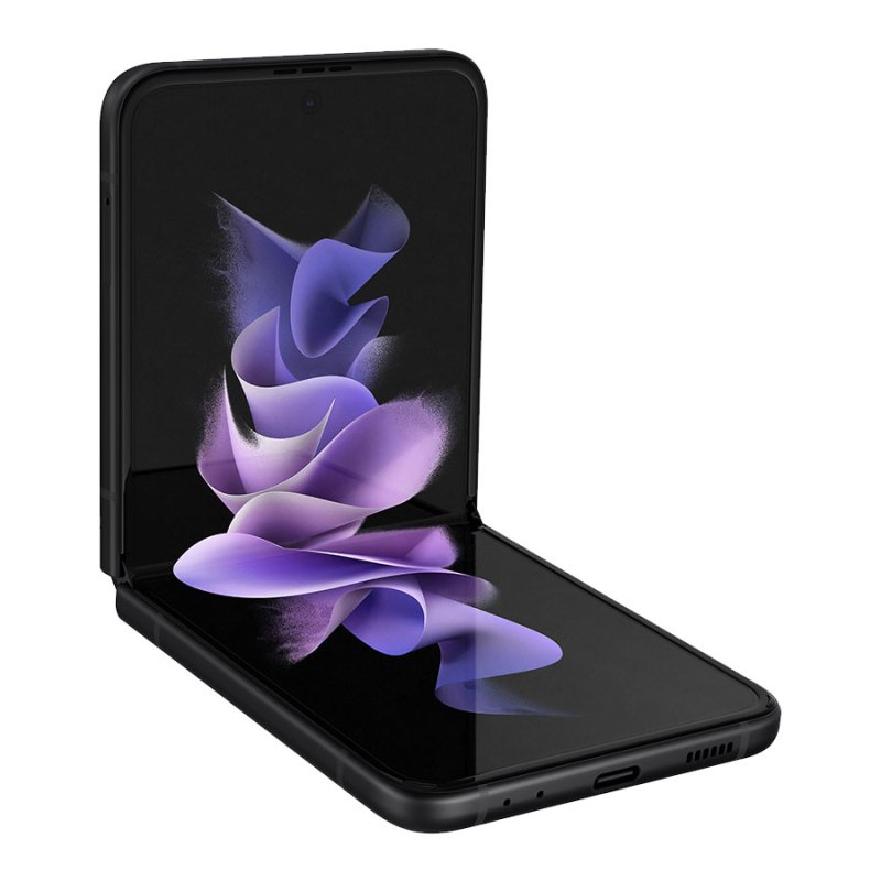 [简体中文]三星SAMSUNG Galaxy Z Flip3 8+128GB 5G全网通 折叠屏手机 支持移动联通电信 港澳台版 陨石海岸 黑