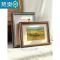 敬平装裱挂墙创意美式画框创意5075厘米大相框定制20 24 36寸16 4开8k 浩灰 4开挂式[可放38*53cm]
