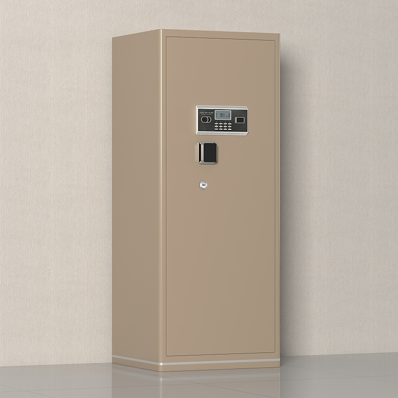 臻远 ZY6040336 钢制保险柜家用办公保险箱柜 电子锁 600*550*1500 香槟金高清大图