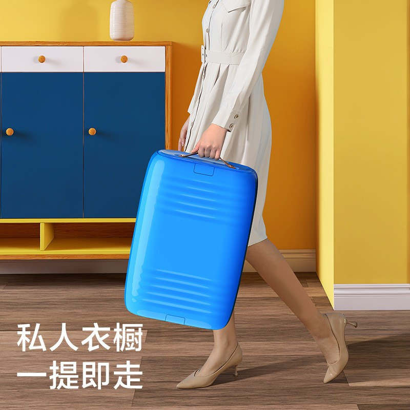 美的(Midea)干衣机家用 衣服烘干机定时小型 折叠婴儿衣物暖风烘衣机衣柜 消毒除菌 MHJ60-01L