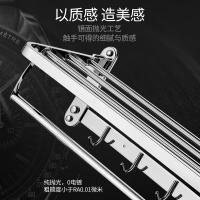 HOROW希箭不锈钢304毛巾架卫生间置物架壁挂洗手间毛巾架免打孔浴室淋浴房厕所壁挂件套装