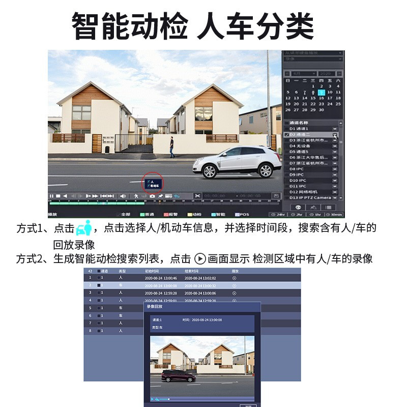 大华DH-NVR4104HS-P-HDS3/I 4路POE网络硬盘录像机人脸周界回放单盘最大16T