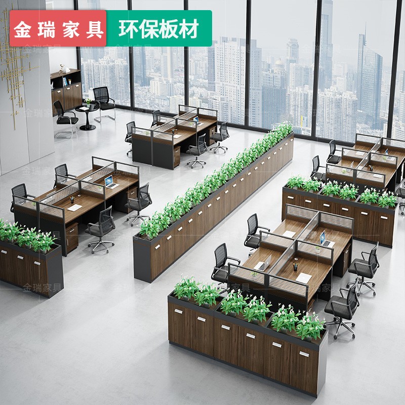 云南昆明办公室隔断花收纳储物矮柜财务文件档案文档资料花柜子收纳柜 三维工匠高清大图