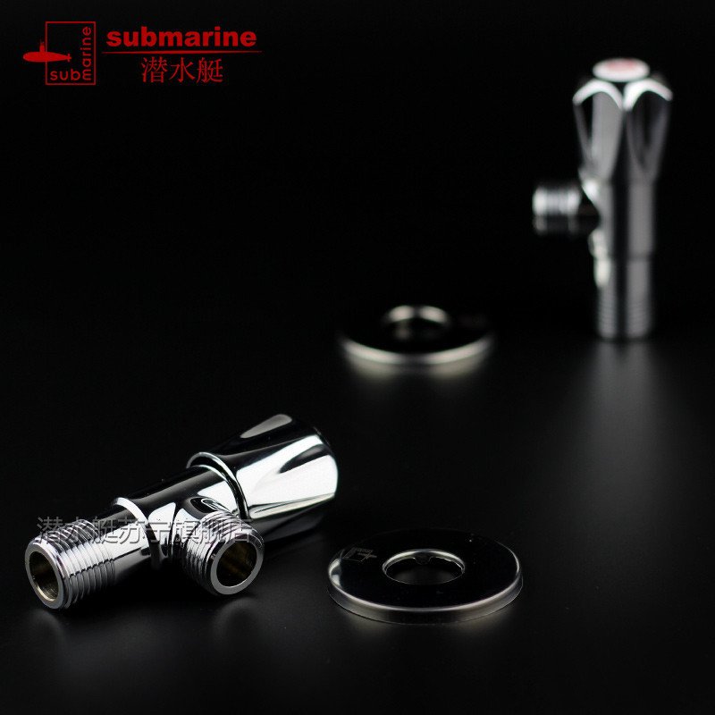 潜水艇 (submarine)角阀全铜套装冷热通用龙头马桶进水洒软管通用三角阀套餐家装必备高清大图