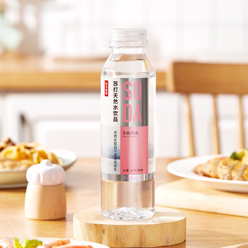 农夫山泉 苏打水天然水无糖饮料白桃风味410ml*15瓶高清大图