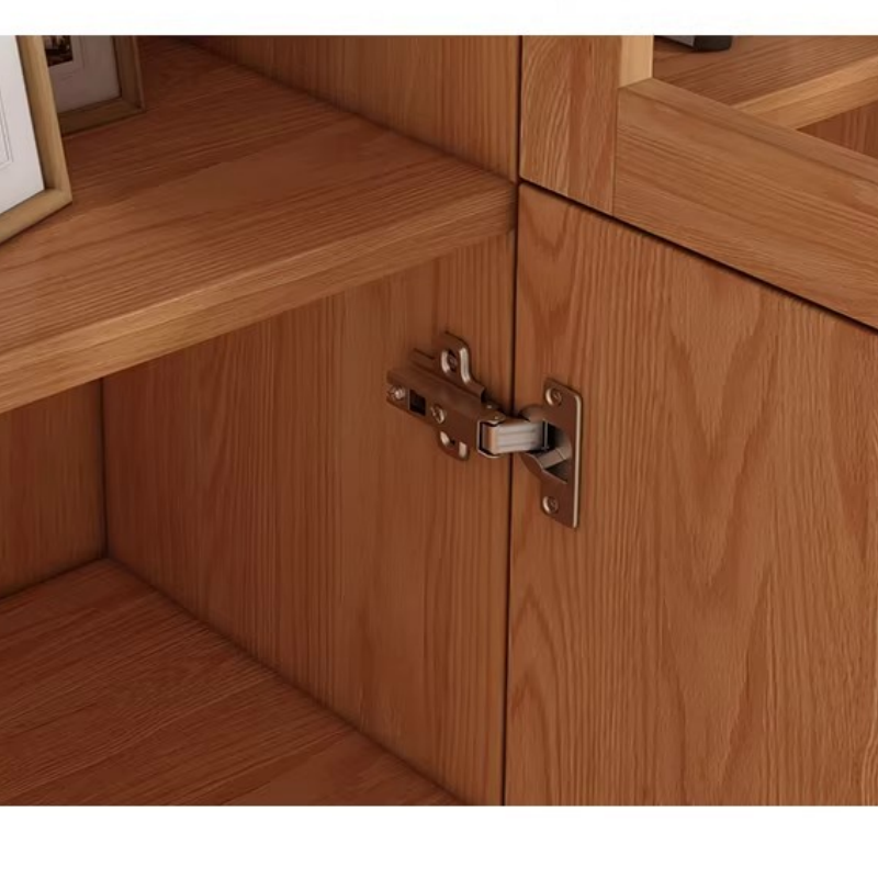 鑫木樽落地书柜木质台高清大图