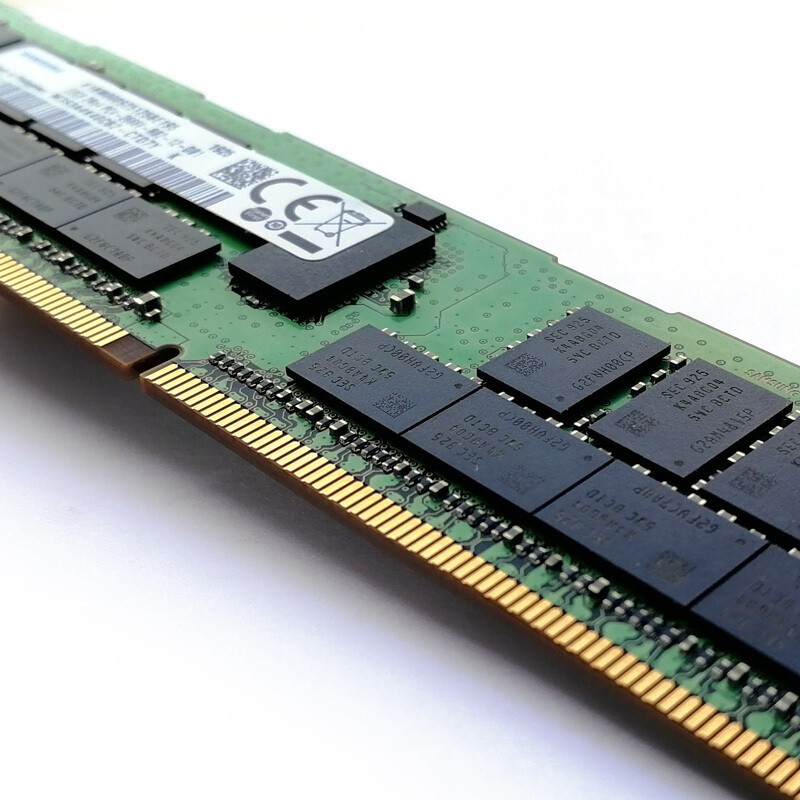 三星(samsung)ddr4 32g 2666 ecc reg pc4-2666v 内存条 32gb 绿色