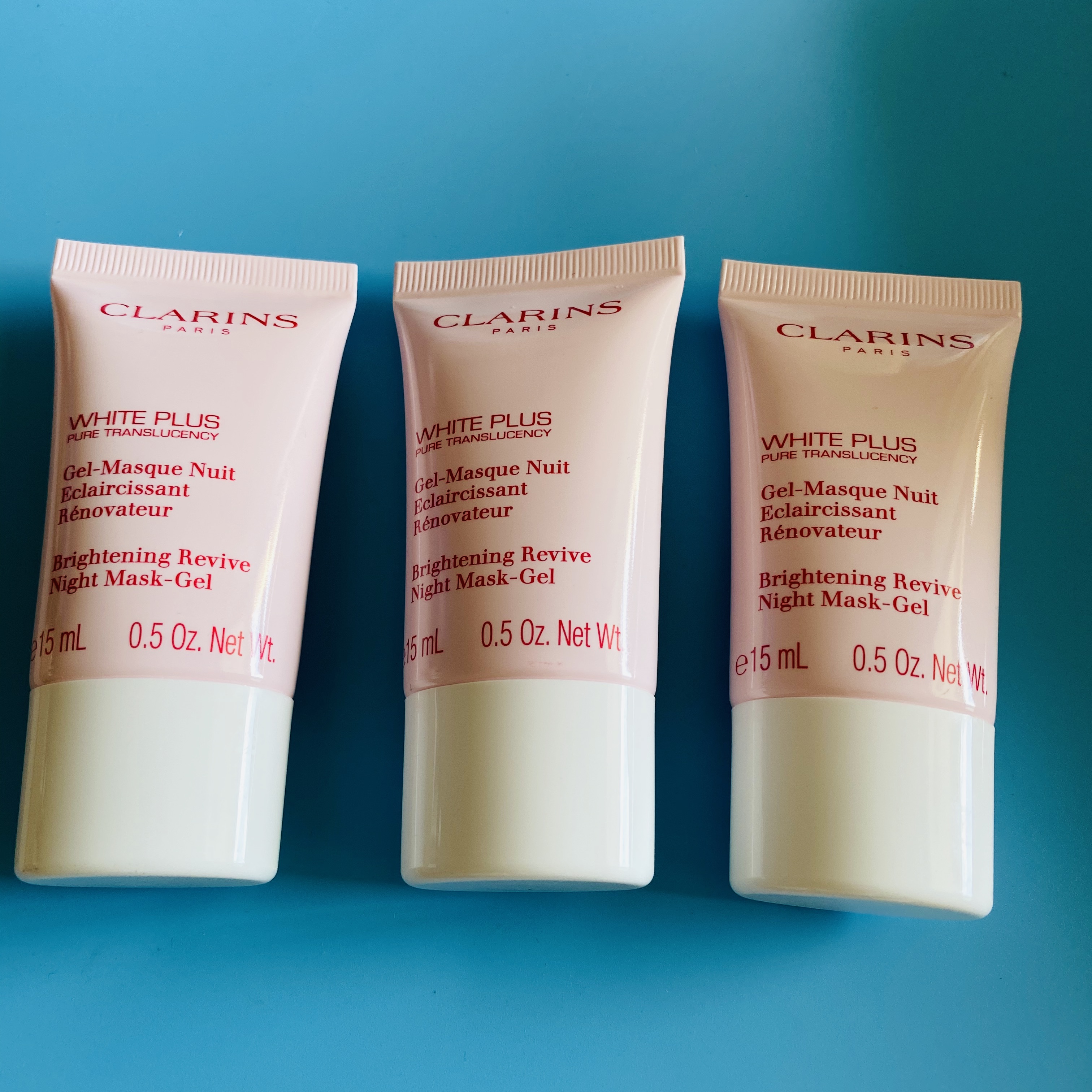 【专柜正品 顺丰速运】娇韵诗clarins清透闰白淡斑面膜晚霜15ml*3小样