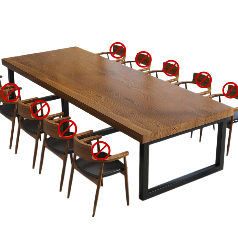 实木会议桌B款高清大图