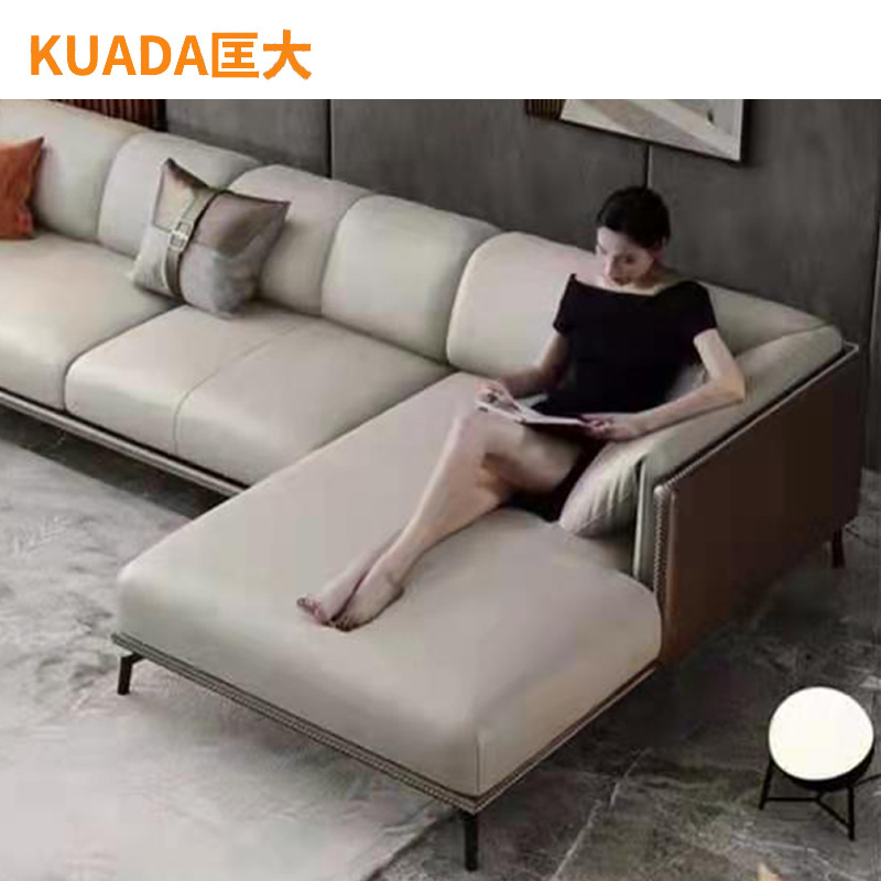 匡大 沙发 接待沙发三人位沙发+贵妃 KDT537高清大图