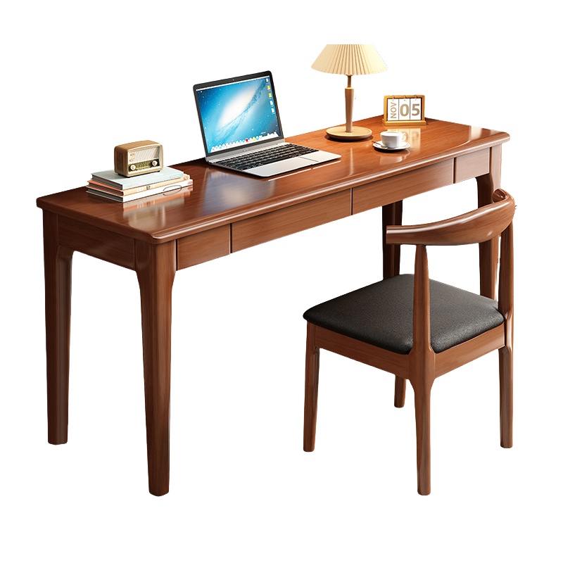 宜掌柜 书桌 100*40*75cm含椅 套高清大图