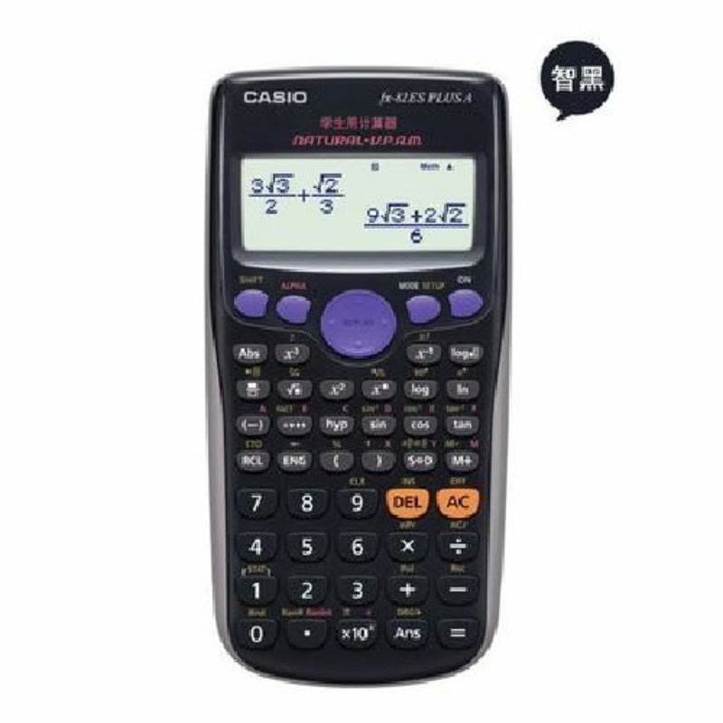 FX-82ES 黑色 卡西瓯计算器FX95 FX82MS FX350MS科学考试学生多功能函数计算机图片