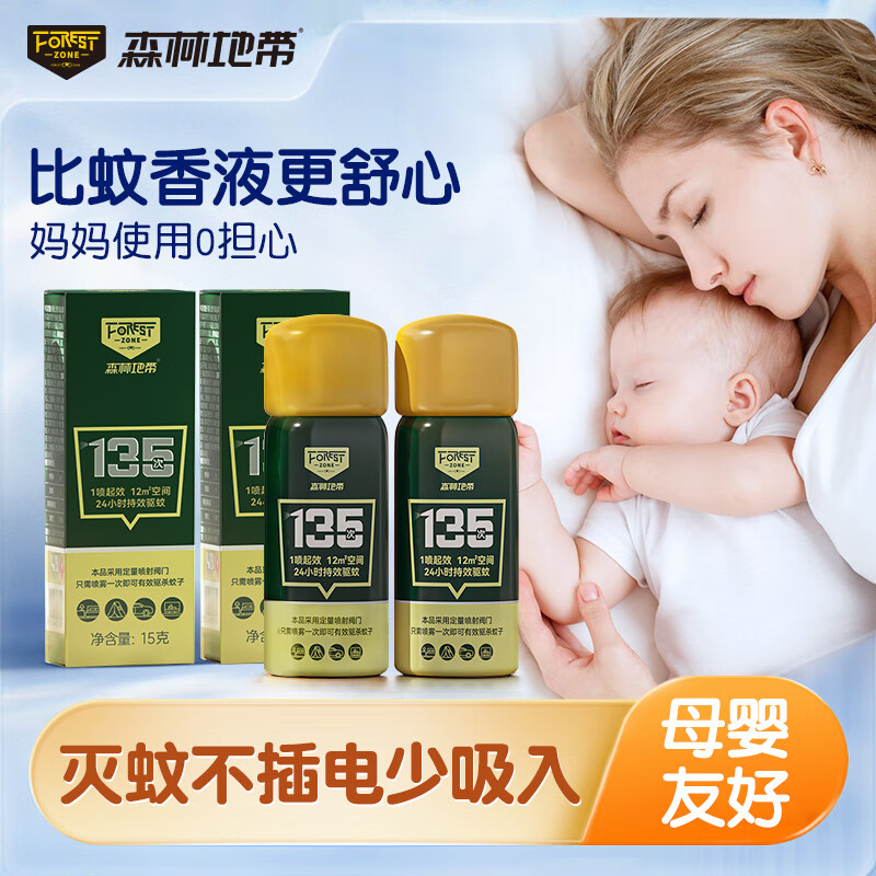 森林地带四氟苯菊酯杀蚊喷雾剂15g高清大图