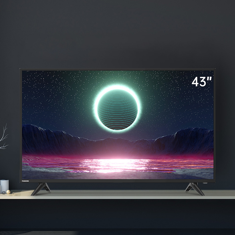 长虹(CHANGHONG)43M1 43英寸 高清 蓝光节能 窄边 平板LED液晶电视机(黑色)