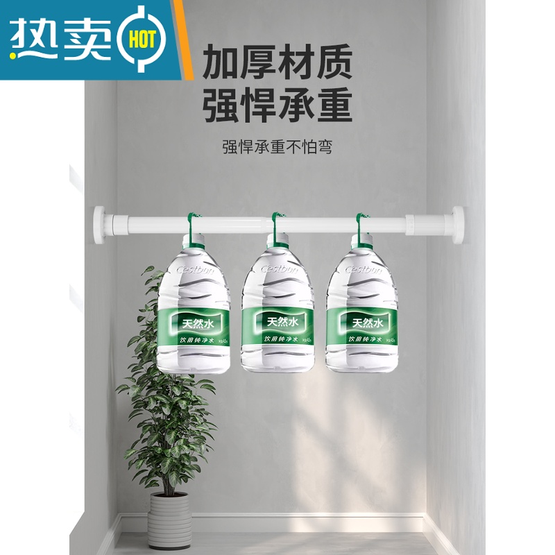 XIANCAI浴帘套装卫生间干湿分离免打孔磁吸防水布隔断帘浴室洗澡帘子高清大图