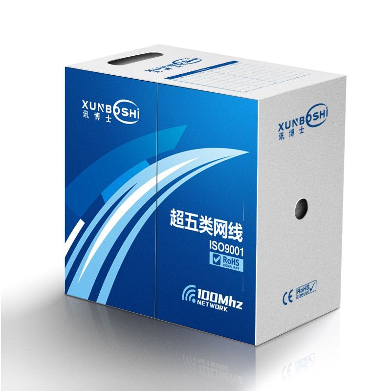 讯博士(XUNBOSHi) CWS305MB 超五类室外双护套网线 305米/箱 (计价单位:箱) 黑色高清大图