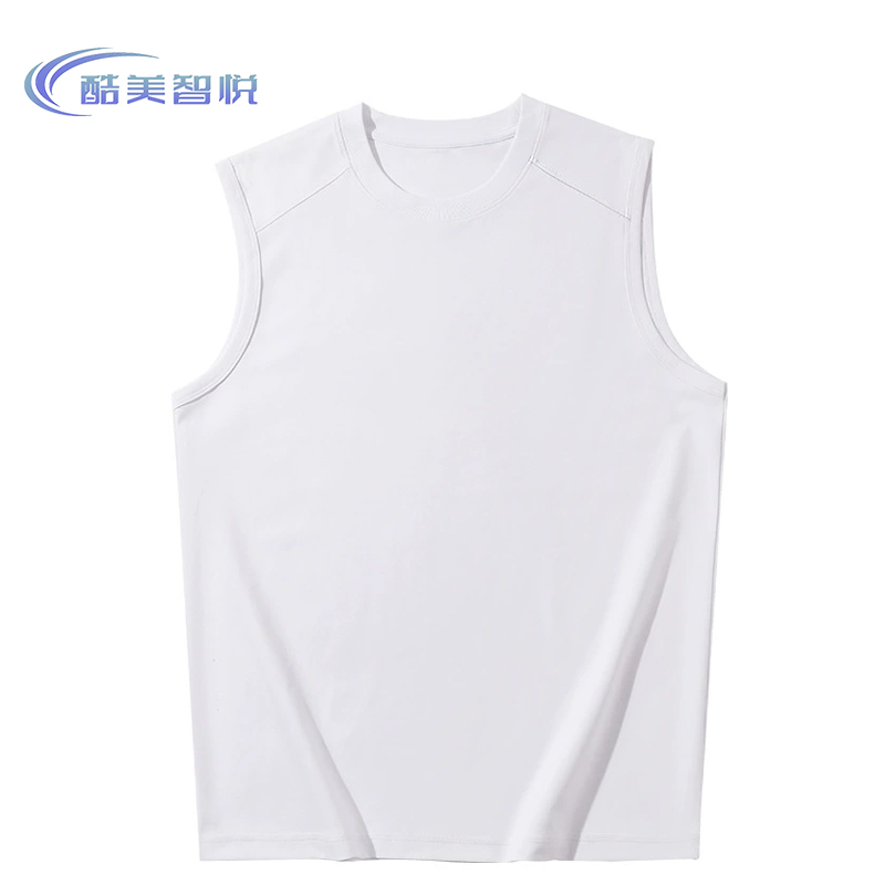酷美智悦 罗马棉圆领运动背心(M-3XL) KM-BH808 件