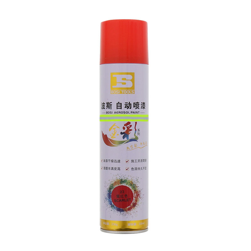 波斯(BOSI) 荧光系列自动喷漆 猩红色/23 瓶