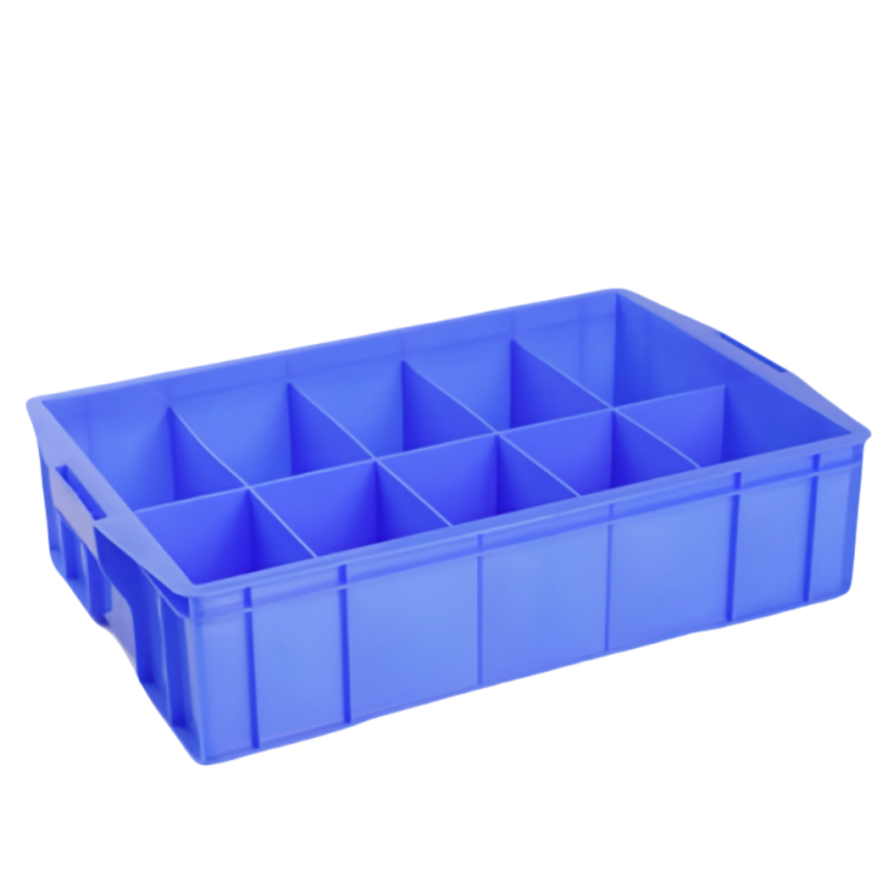 荺炬周转箱十格590mm个高清大图