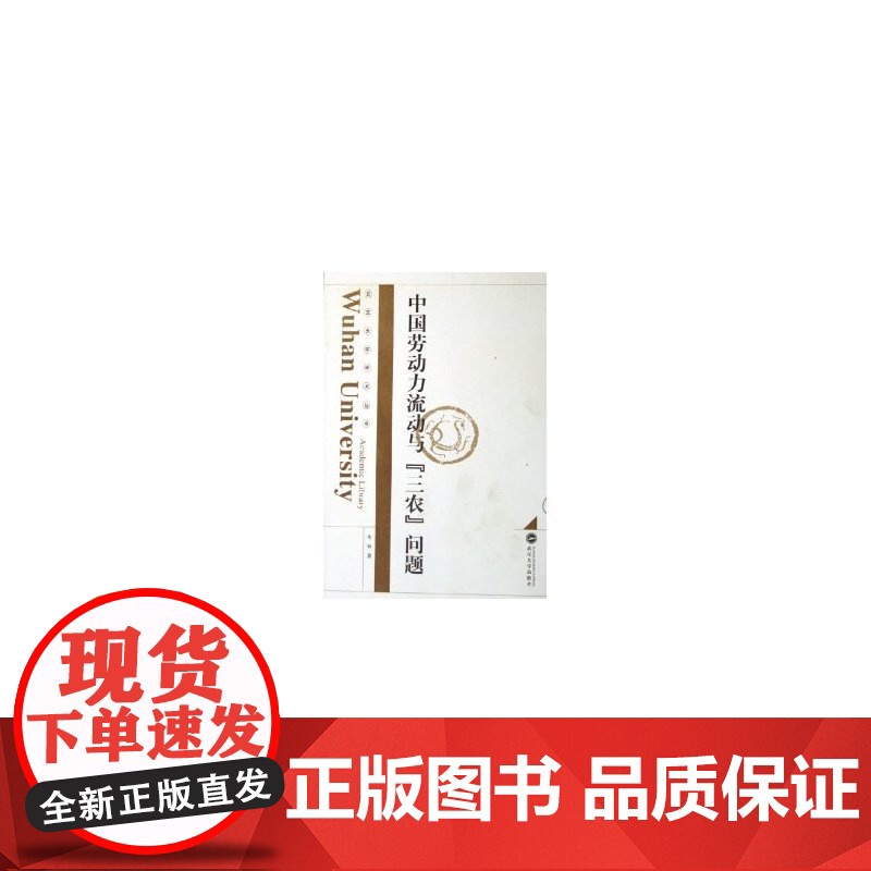 中国劳动力流动与三农问题/武汉大学学术丛书高清大图