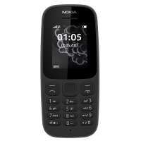 诺基亚（NOKIA）105新款 黑色 移动手机 备用机 老人机