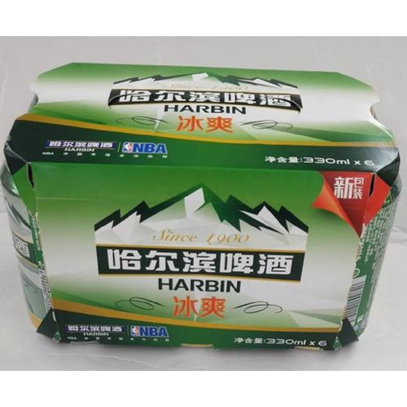 哈尔滨清爽啤酒330ml6罐