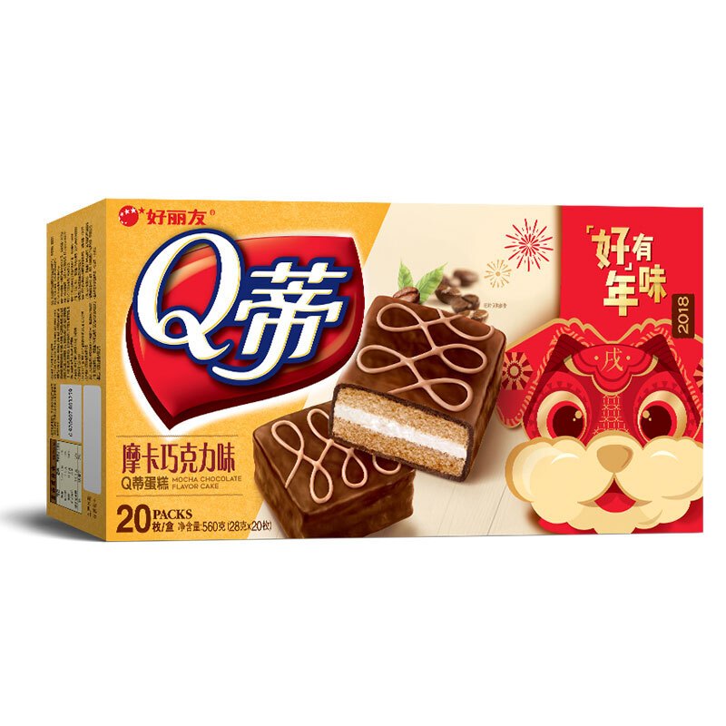 好丽友Q蒂(摩卡巧克力味)