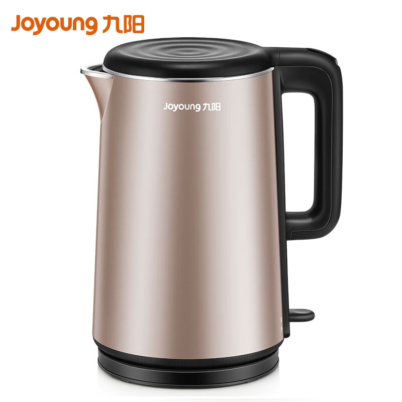 九阳(joyoung)电热水壶家用不锈钢烧水壶电水壶1.