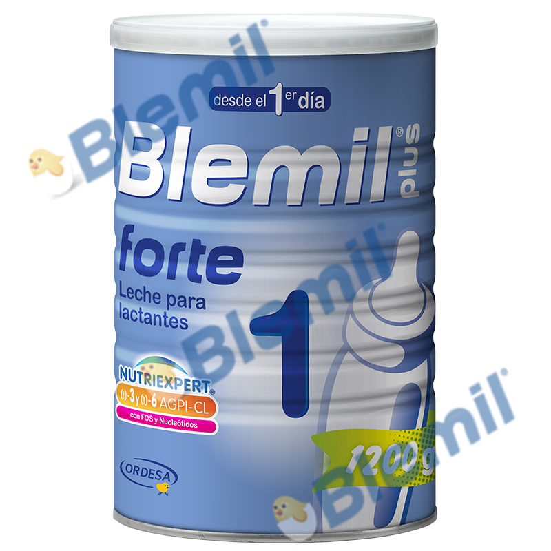 西班牙品牌官方授权原装进口奶粉Blemil plus forte1段婴儿营养专家配方量贩装适宜月龄：0-6个月 丹麦奶源