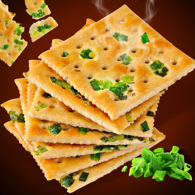 比比赞香葱苏打饼干礼盒 1280g 整箱装饼干礼盒走亲访友送礼新年伴手礼年货节