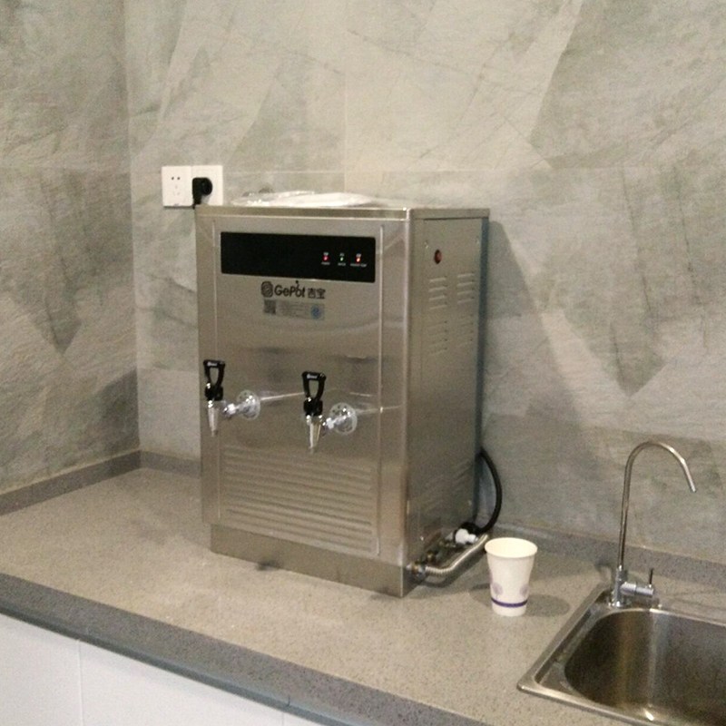 吉之美开水器商用K1系列步进式微电脑全自动奶茶店电热烧水机开水炉 GM-K1D-40ESWA自动款(双热40L)