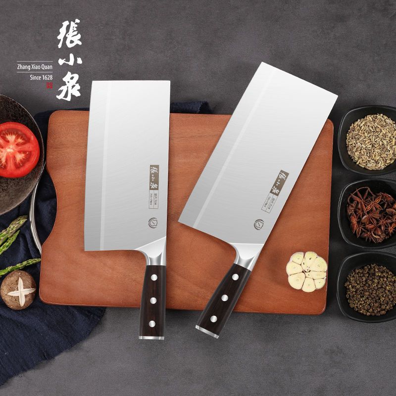 张小泉菜刀家用不锈钢刀具切肉刀切菜刀厨师刀具菜刀切片刀