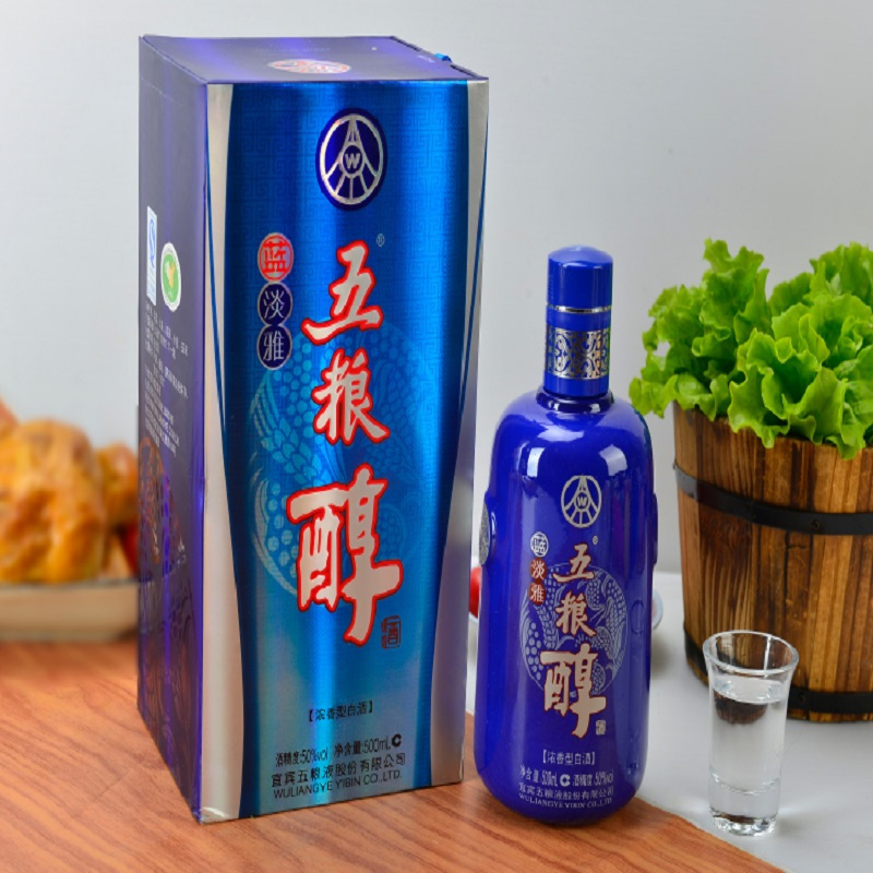 蓝淡雅五粮醇50度500ML