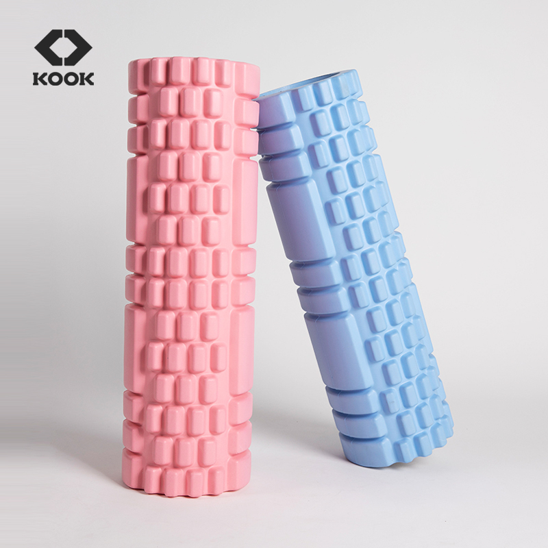 kook泡沫轴肌肉放松器瘦腿滚筒按摩滚轴健身狼牙棒泡沫瑜伽柱琅琊滚轮