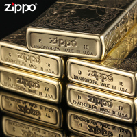 美国原装正品 五面精雕刻深雕煤油防风礼物正品男士zippo打火机