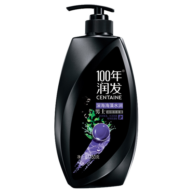 100年润发男士深海海藻水润洗发露750g