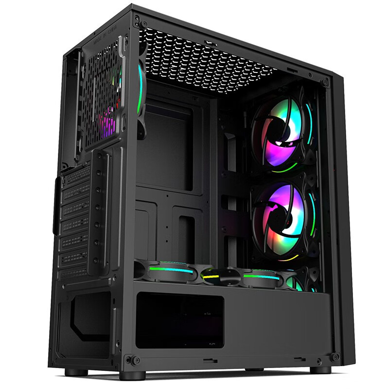 铭能 酷睿i5四核/RX580 8G独显/16G内存/512G固态 台式机 台式电脑 组装机 组装电脑 家用电脑台式主机办公电脑主机 商务娱乐电脑学生电脑网课直播 绝地求生游戏电脑高清大图