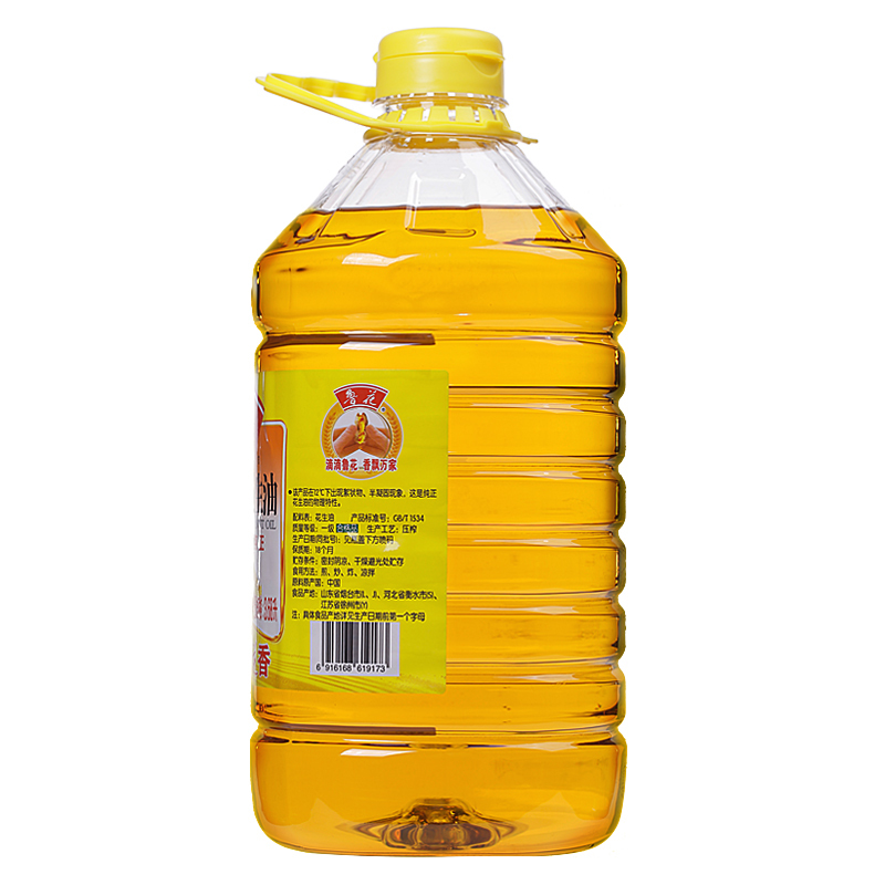 鲁花 5L 压榨一级花生油 5S物理压榨