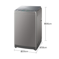 【99新】海尔样品机XQS100-BZ866直驱变频电机 双动力省水省电10公斤天沐双动力波轮洗衣机