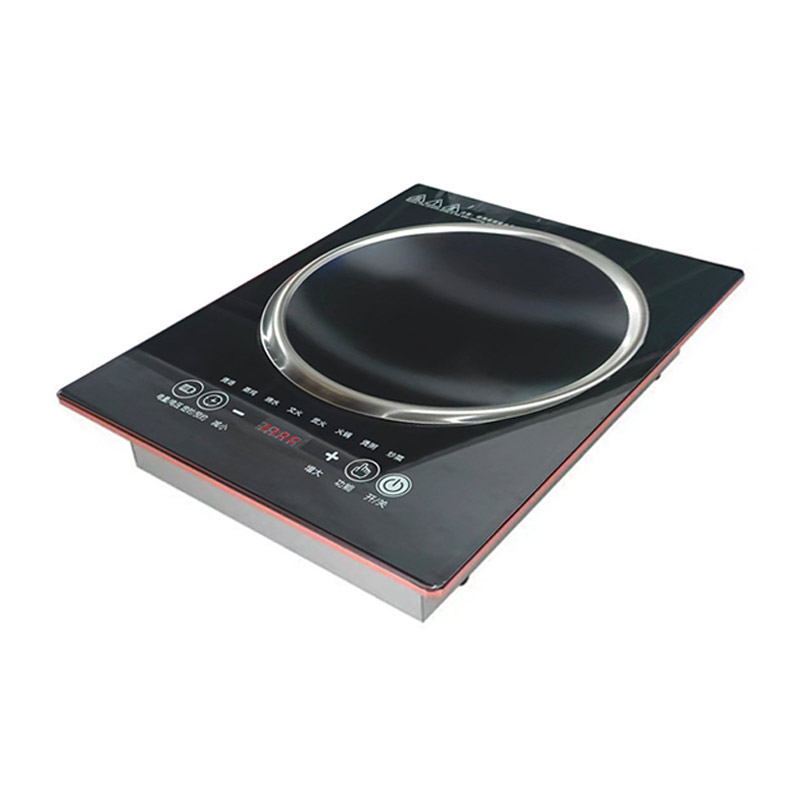 酷迪熊 电磁炉 嵌入式单灶大面板猛火电磁炉灶 凹面包边款-3500W-双风机