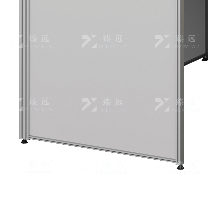 臻远 ZYGW-073屏风工作卡位职员桌办公桌L型单人位高清大图