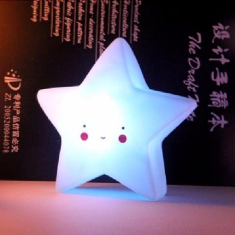 生日礼物女夜灯卧室灯星星月亮儿童房灯护眼睡眠床头灯小夜灯批发 星空灯小夜灯