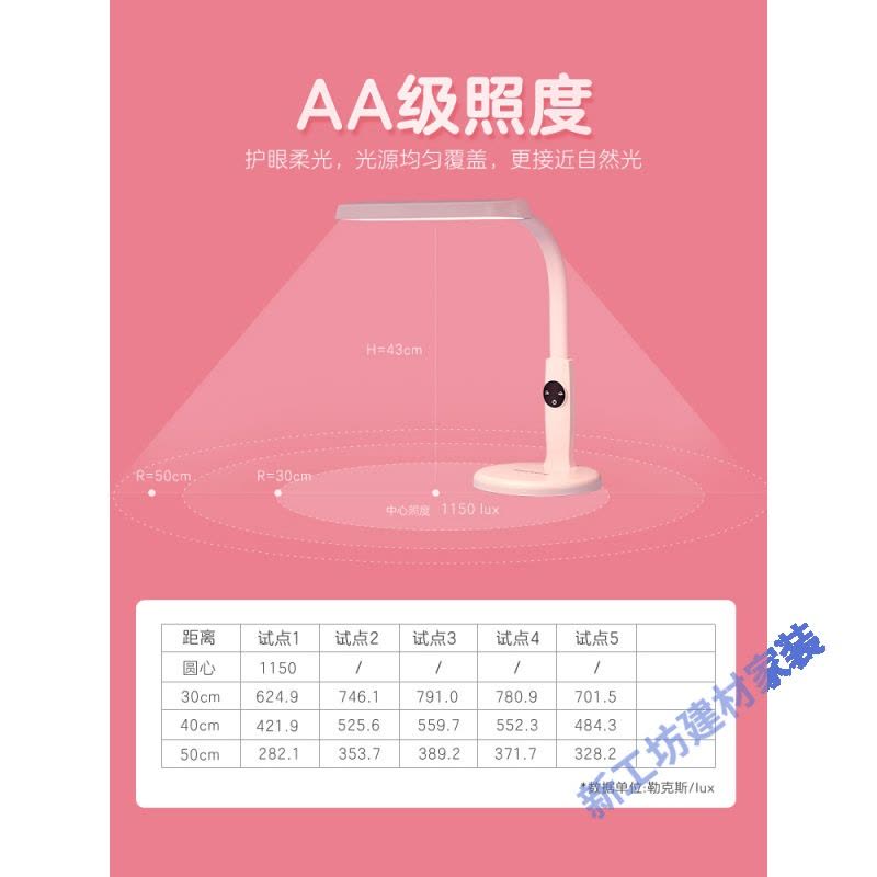 苏宁放心购 儿童护眼灯学生学习阅读床头宿舍写字小台灯 LED台灯 T型灯图片