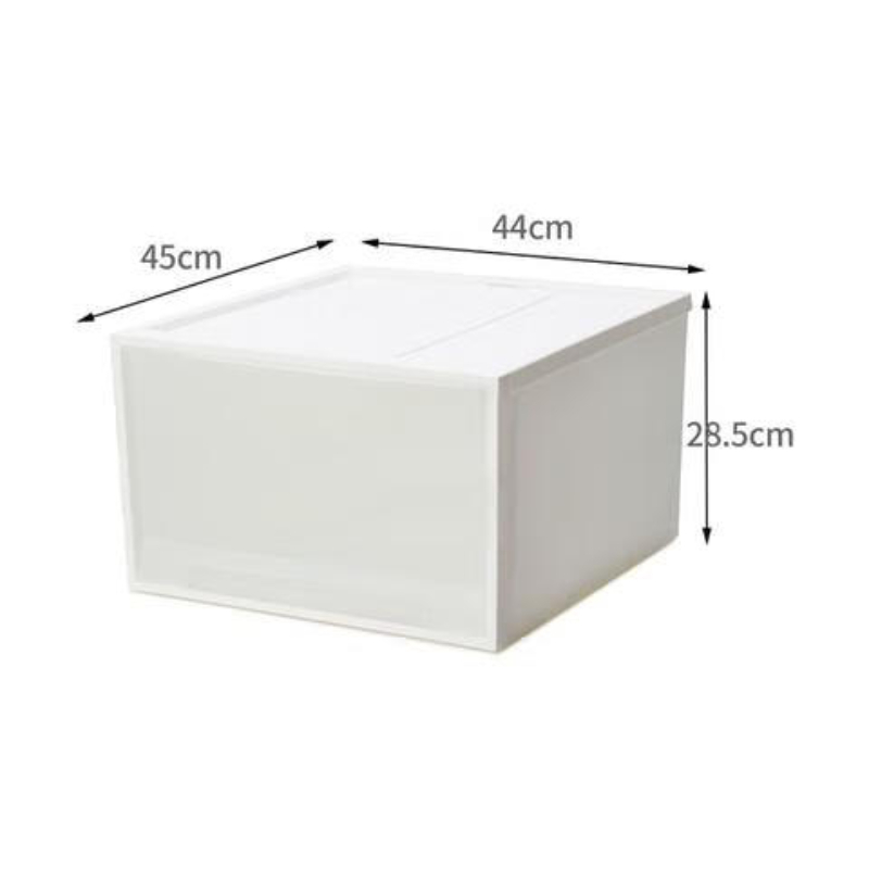 禧天龙(Citylong) G-5052单层柜2个装(白)塑料抽屉式收纳柜床头柜玩具储物柜多功能浴室柜整理箱高清大图