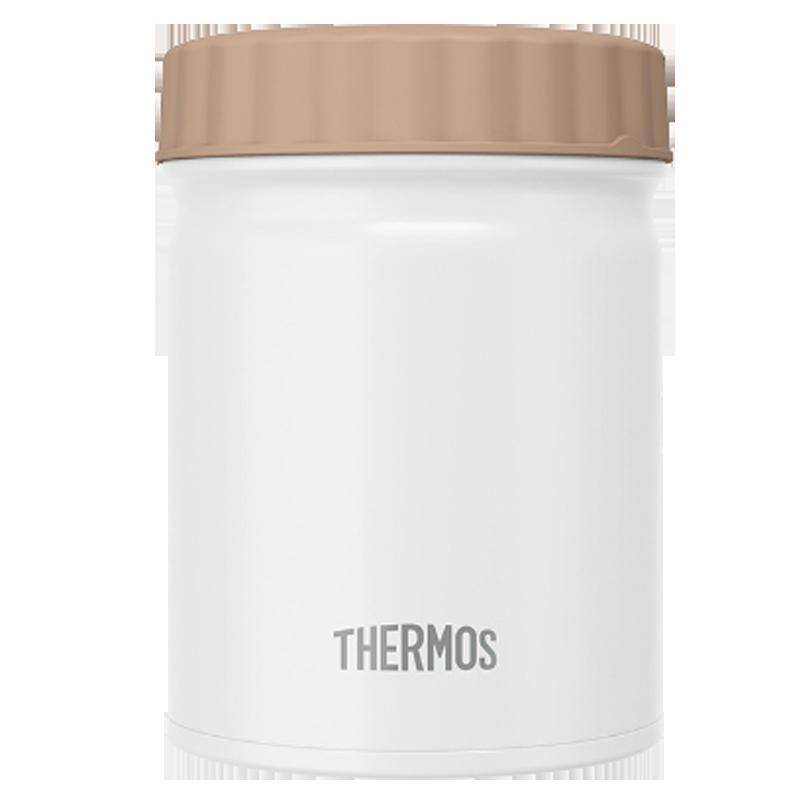 膳魔師THERMOS不锈钢真空断热焖烧杯 JBT-500 WH 500ml 白色焖烧杯 焖烧罐