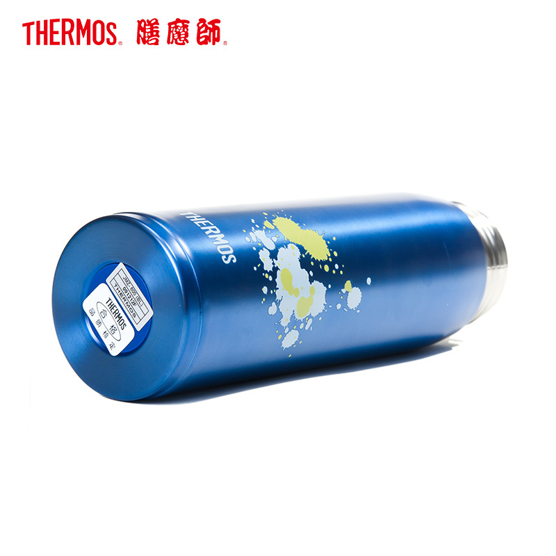 膳魔师保温杯(年轻时尚 动感造型)JMZ-600 BL 600ML 动感造型 304不锈钢长效保温THERMOS
