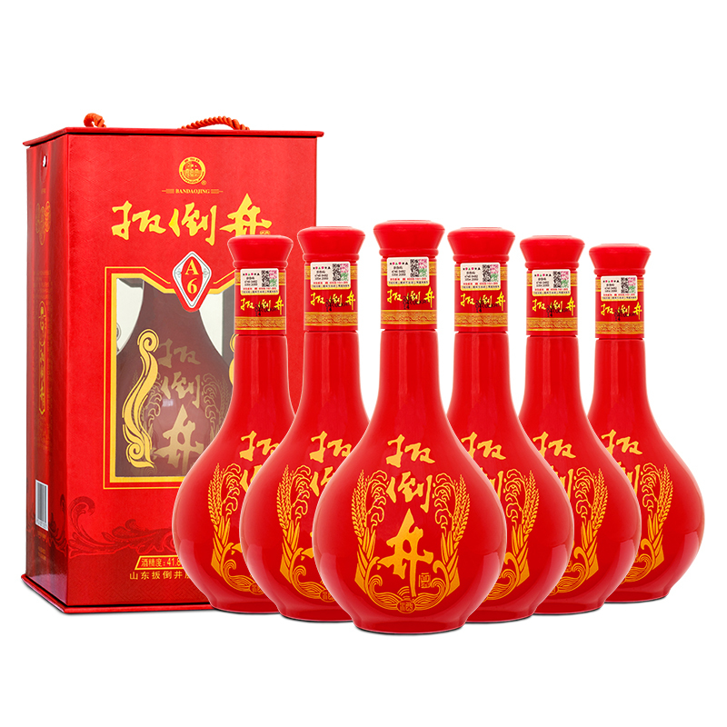 扳倒井 红A6 41.8度 整箱装 500ml*6瓶