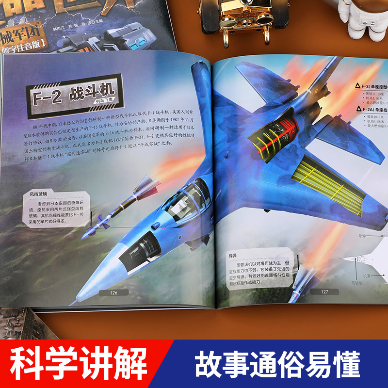 [醉染正版]全套4册勇敢孩子的武器世界 枪械 坦克 空天霸主 海中舰队儿童军事百科全书大百科科普类书籍小学生课外阅读书籍高清大图